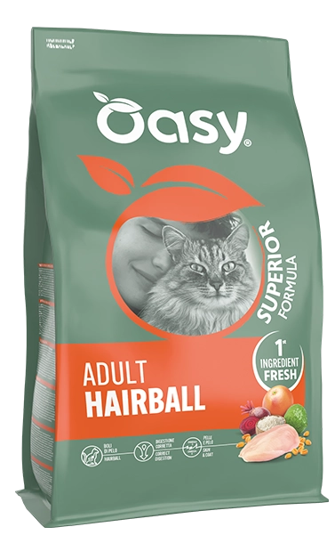 Oasy Adult Superior Formula Hairball 1,5Kg