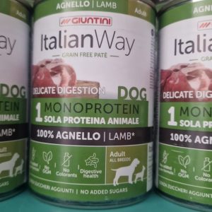 ITALIAN WAY MONOPROTEICO AGNELLO SCATOLETTA 400GR