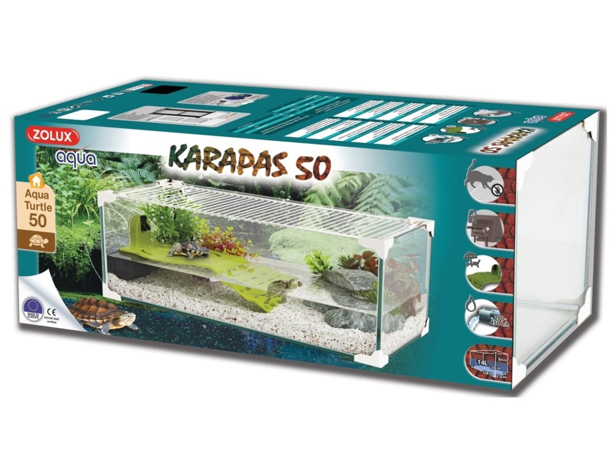 Zolux Acquario Karapas Aqua 50cm , 14lt