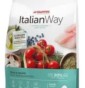 ITALIAN WAY SACCO 3KG HYPOALLERGENIC TROTA E MIRTILLI